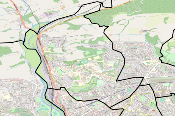 Exeter City Council wards with Duryard & St James focus