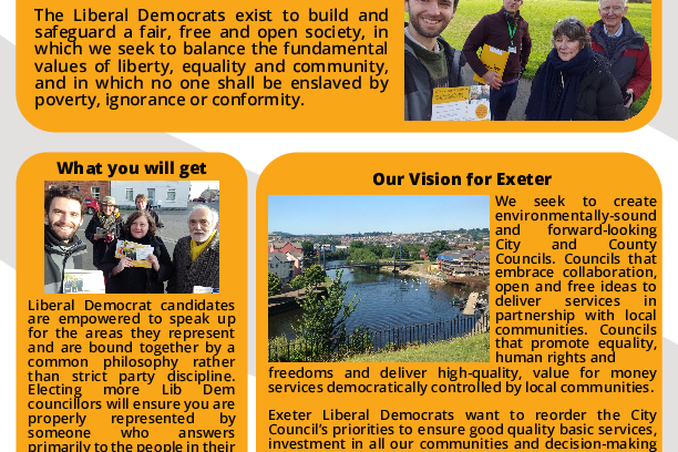 For A Community-Powered Council - Exeter Lib Dems 2024 Manifesto